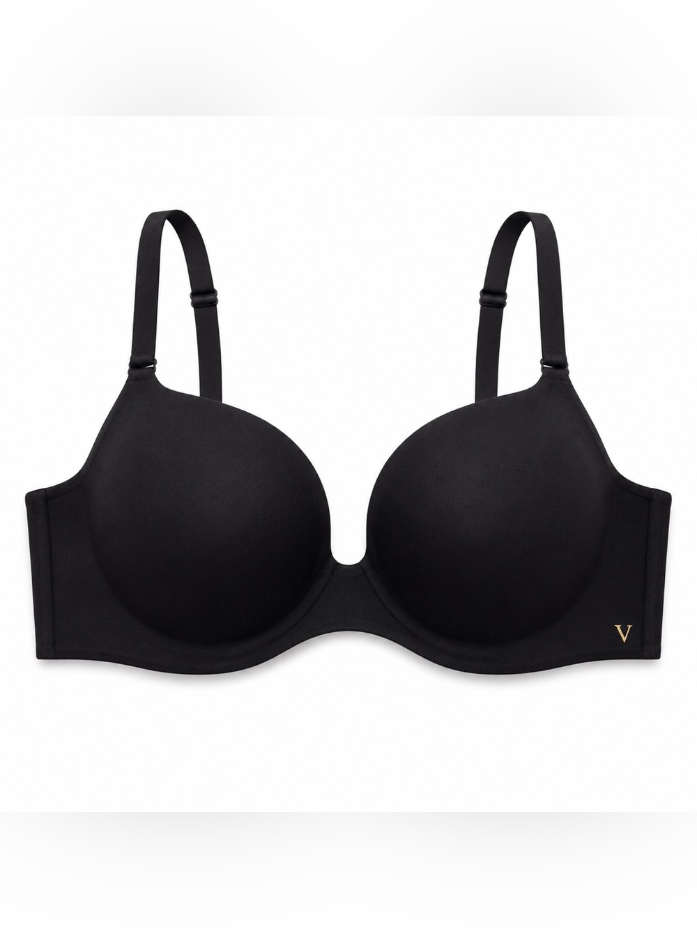 Victoria’s Secret Perfect Shape Bra size 32DD New Black Full Coverage Underwire
